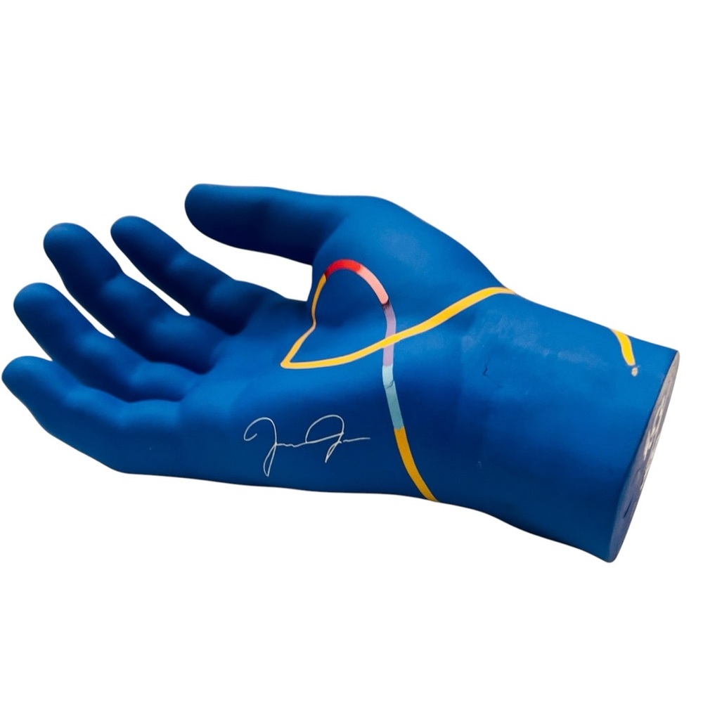 Jonas Brothers Joe Jonas 3D Resin Casting Right Hand Signed Autograph Sculpture - Picture 8 of 9